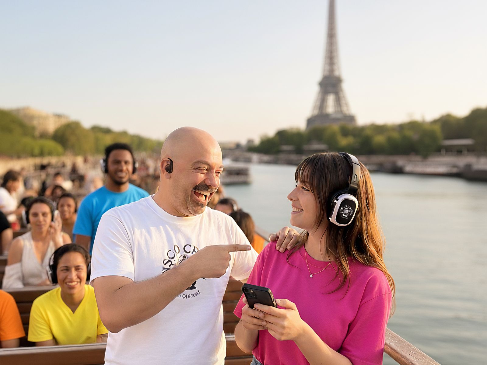 1 - Hour Seine Cruise Musical Experience Day or Evening - MY WONDER ACCESS