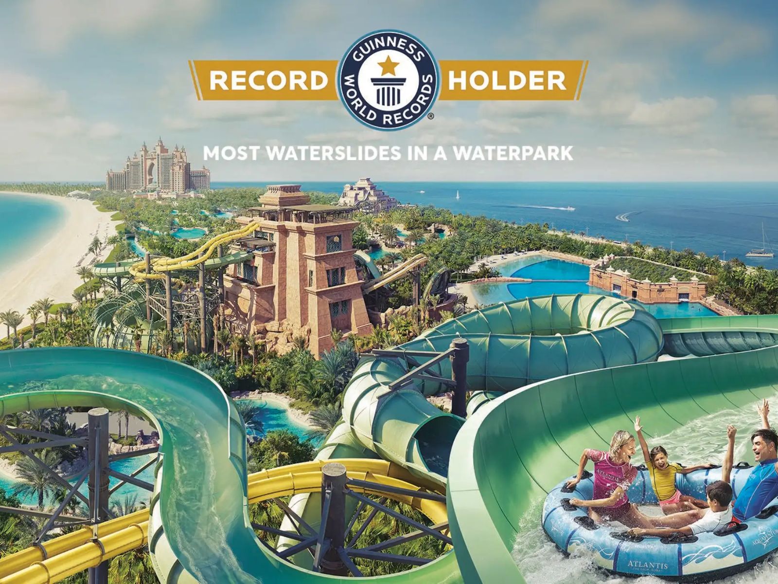 Dubai: Aquaventure World Waterpark Day Pass + FREE Upgrade - MY WONDER ACCESS