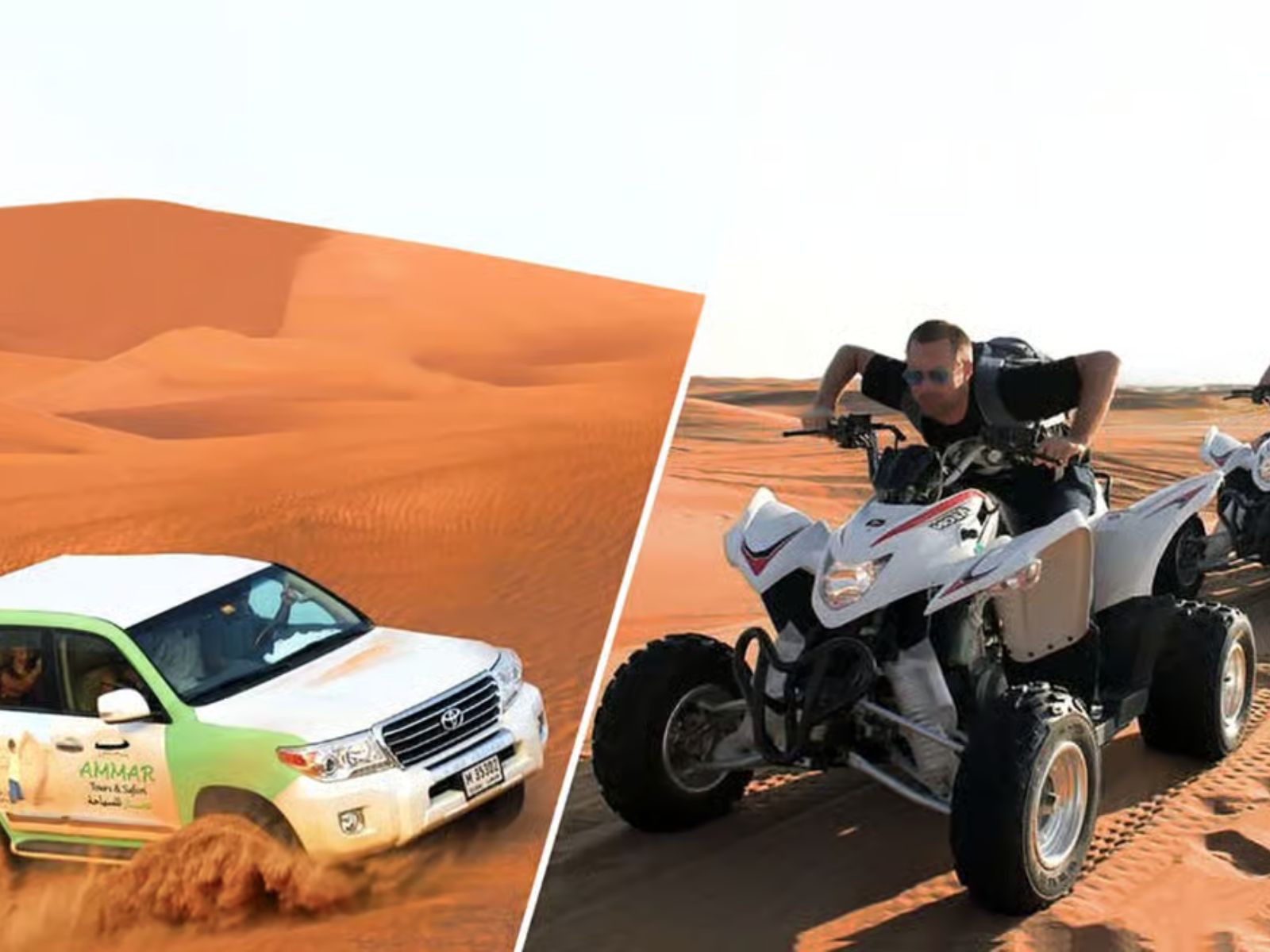 Dubai: Desert Safari, Quad Bike, Camel Ride and Sandboarding - MY WONDER ACCESS