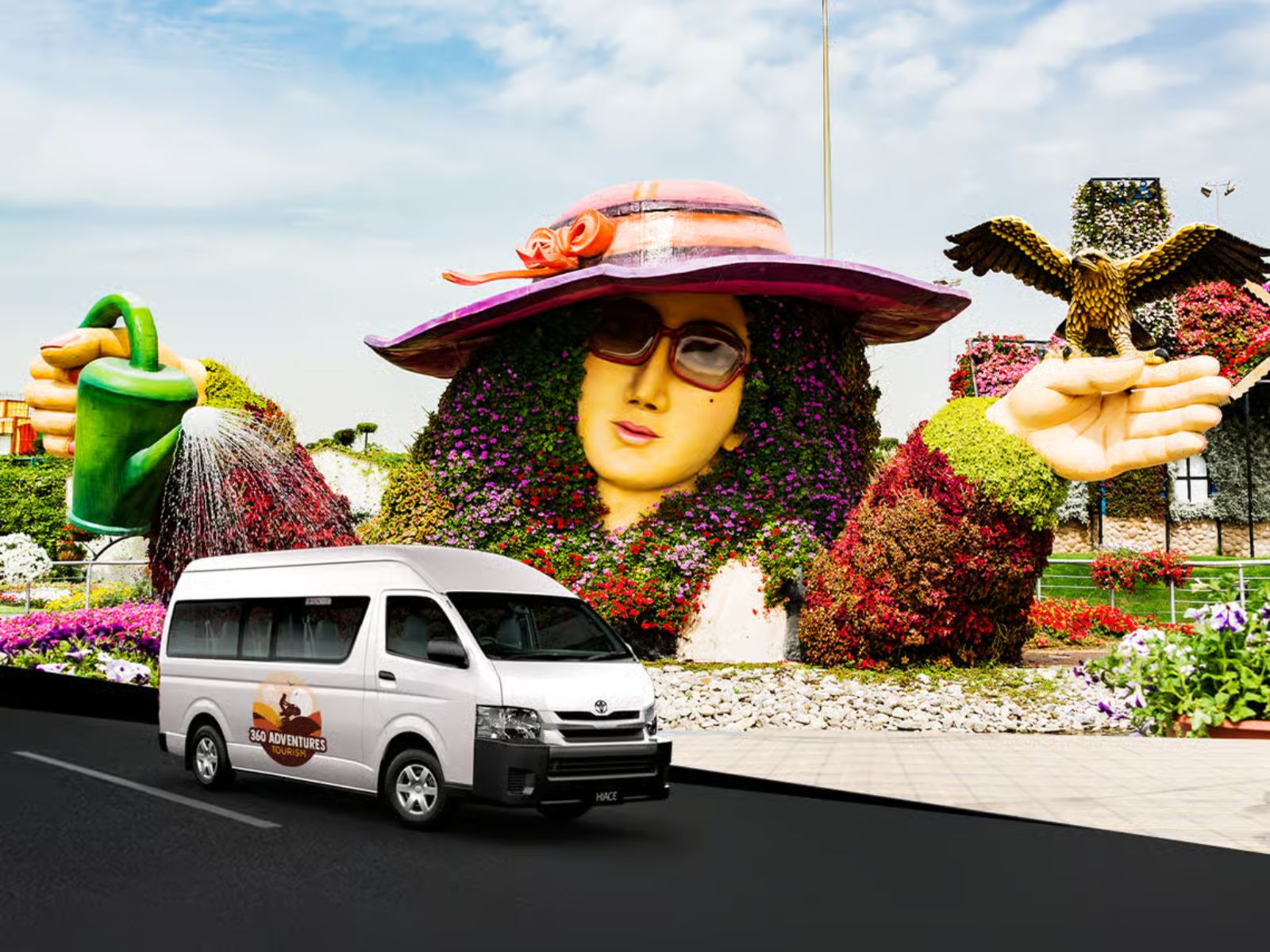 Dubai: Miracle Garden Entry Ticket with Hotel Transfer - MY WONDER ACCESS