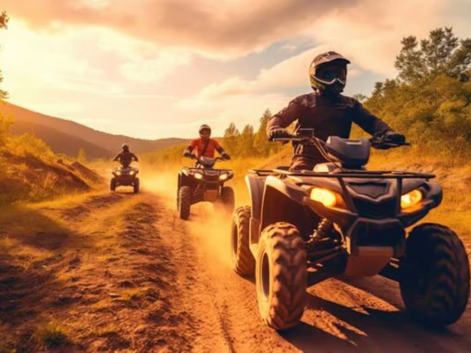Marrakesh: Agafay Desert Quad Biking Tour with Dinner - Show - MY WONDER ACCESS